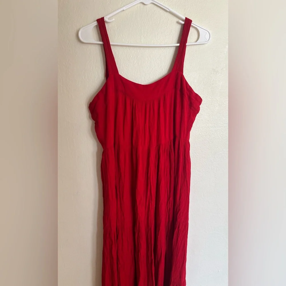 Knox Rose Maxi Red Dress Size Medium - Picture 2 of 5
